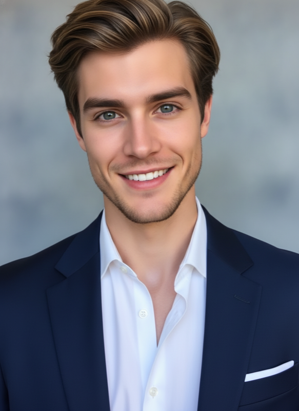 After AI restyle - professional headshot