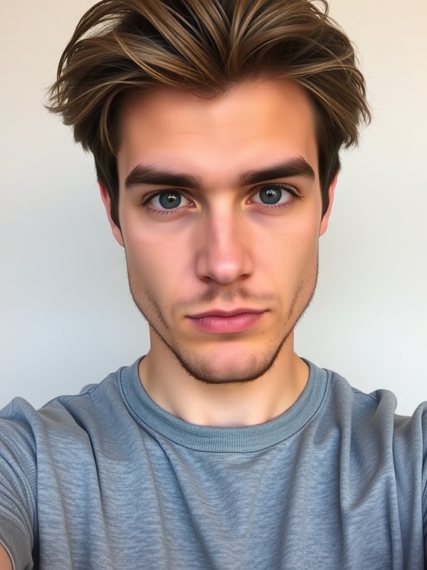 Before - original selfie
